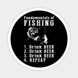 Angling & Ale: Reeling in Laughter Tee Magnet